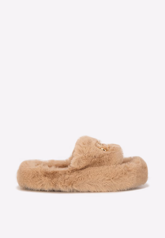 Papuci cu platformă Barea kaki