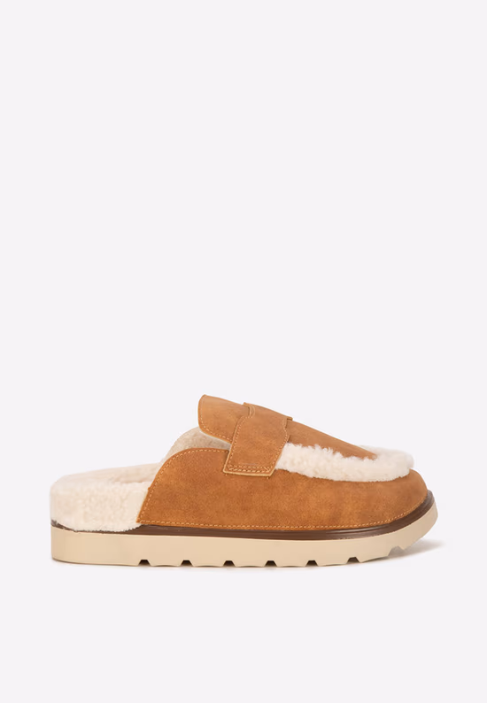 Papuci dama Naida camel