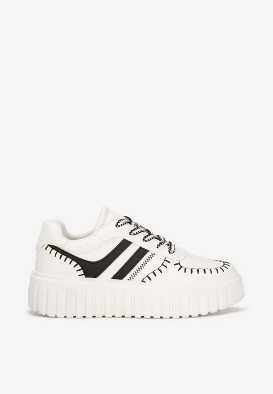 Sneakers cu platformă Brandie V2 albi