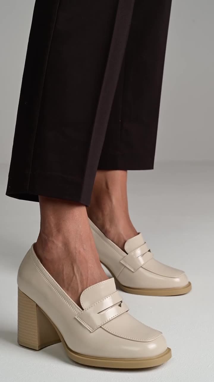 Loafers dama Odesia bej